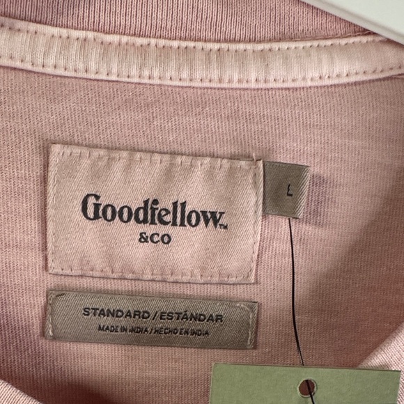 Goodfellow & Co Pink Long Sleeve Tee - Picture 2 of 6
